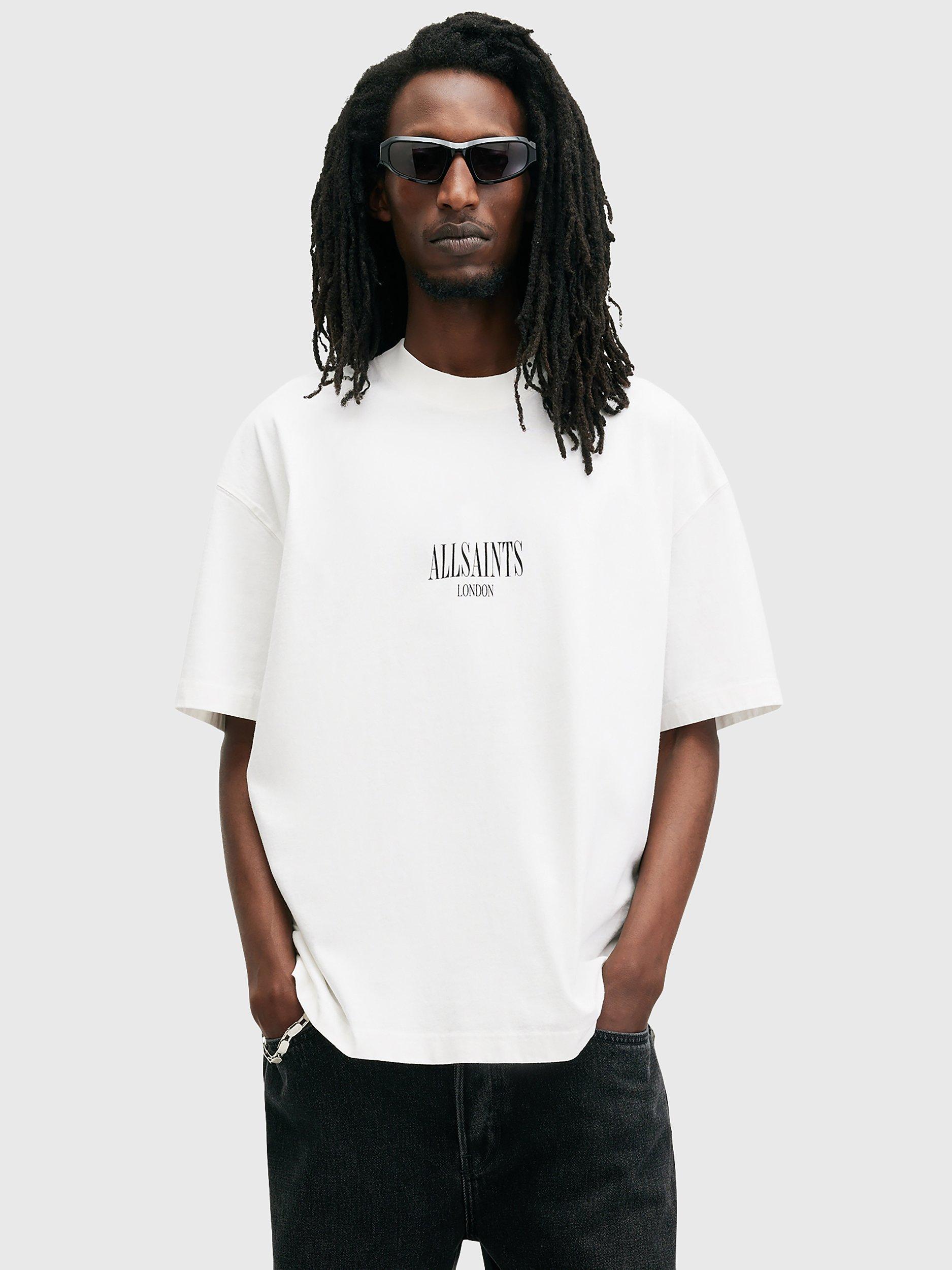 AllSaints Twilight Crew T-Shirt, Chalk White