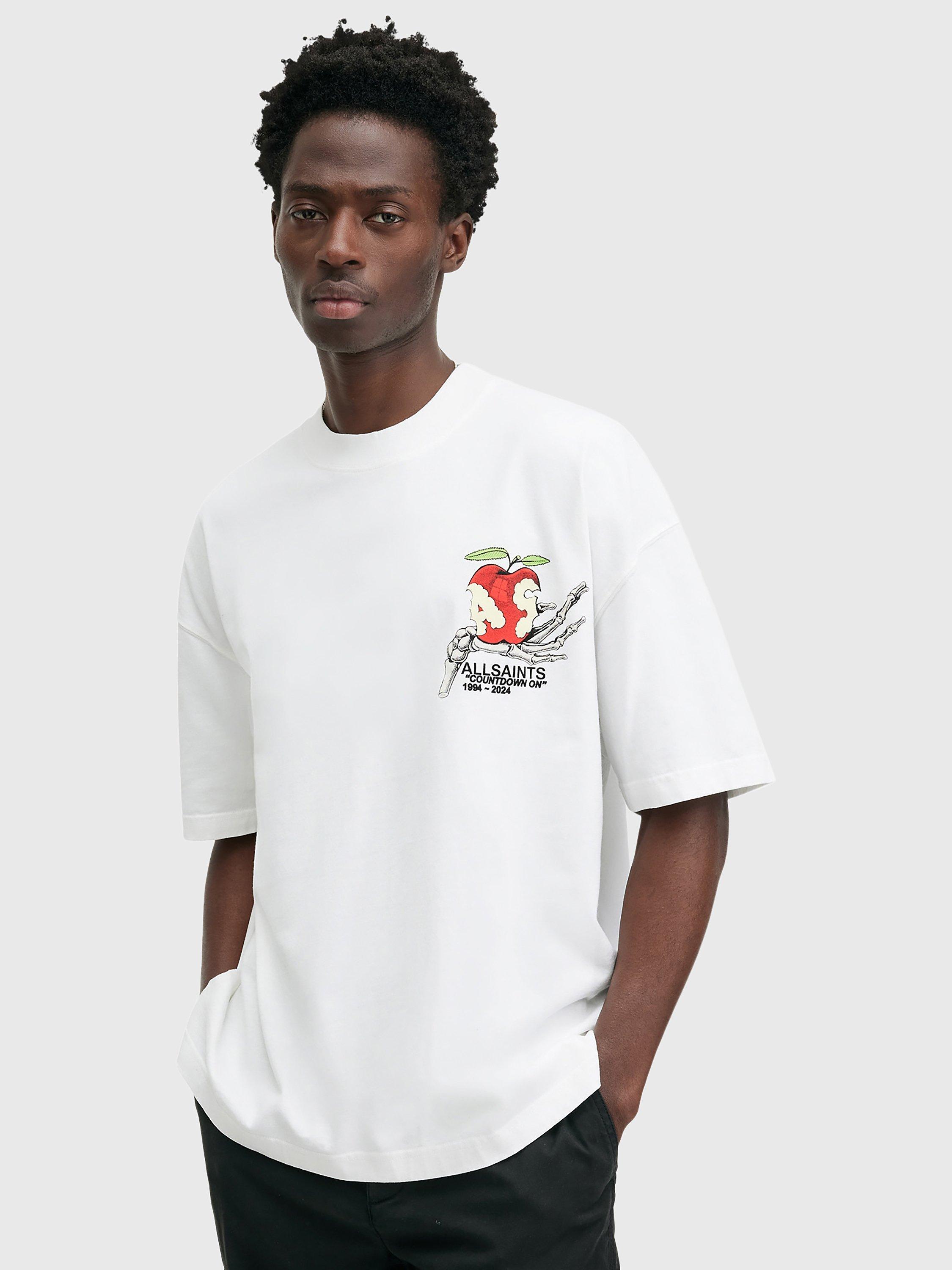 AllSaints Tempter Crew T-Shirt, White
