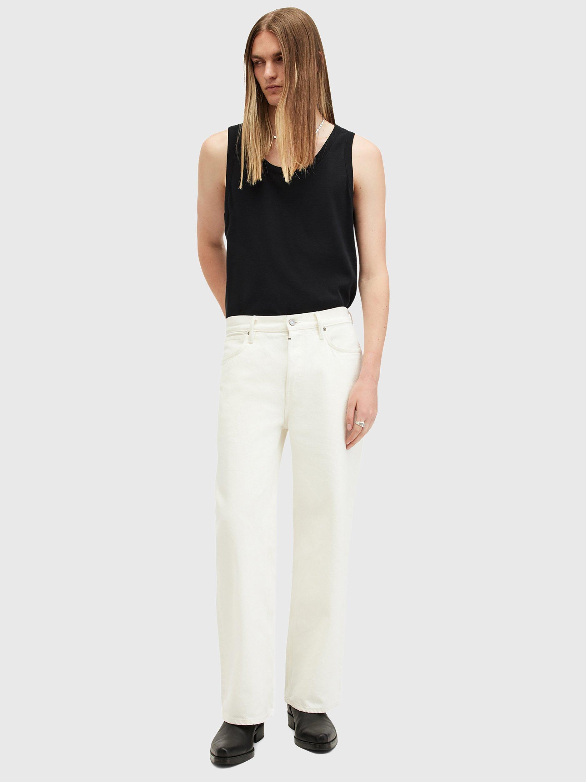 Product image 3 of 7, which shows AllSaints Edwards Organic Cotton Blend Vest, Black, XS