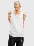 AllSaints Edwards Organic Cotton Blend Vest, White