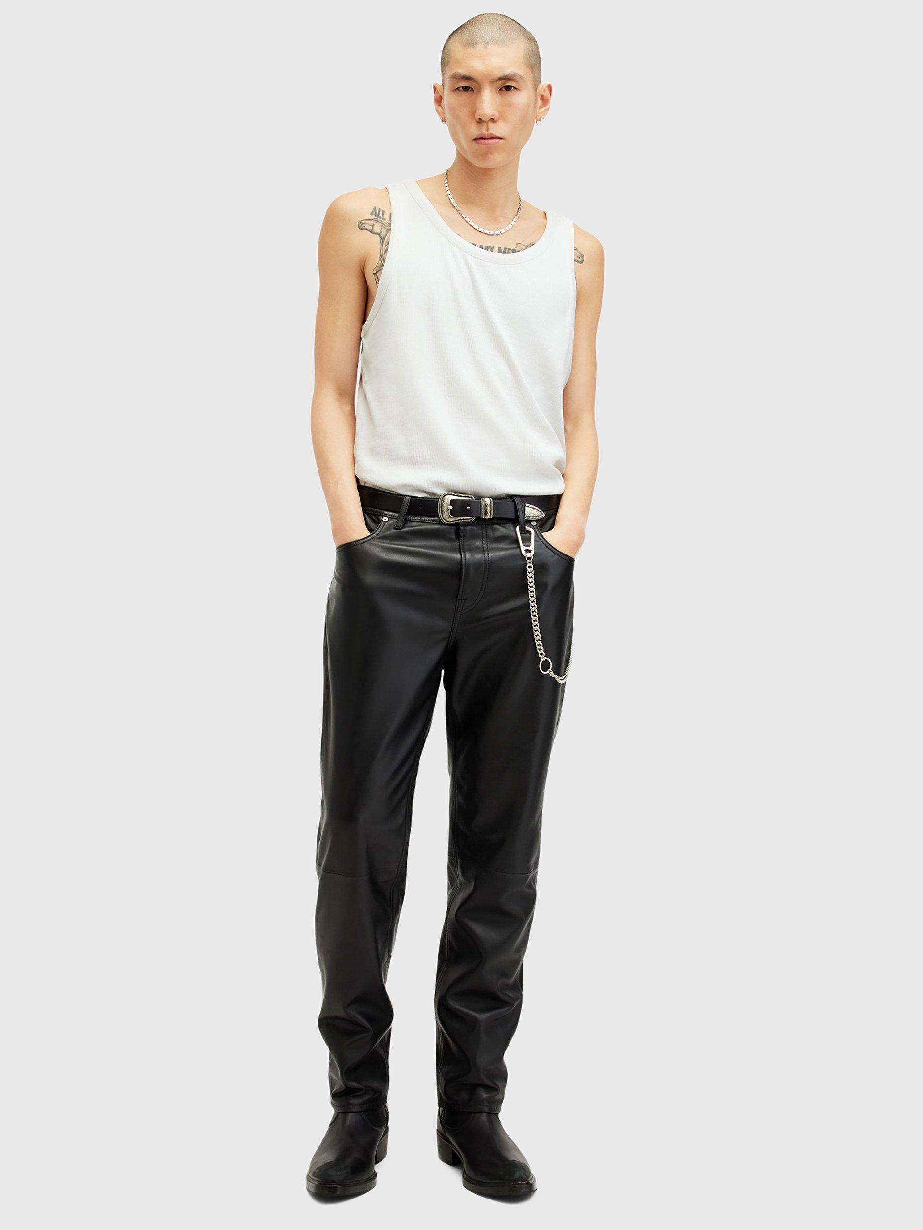 Product image 8 of 9, which shows AllSaints Edwards Organic Cotton Blend Vest, White, XS