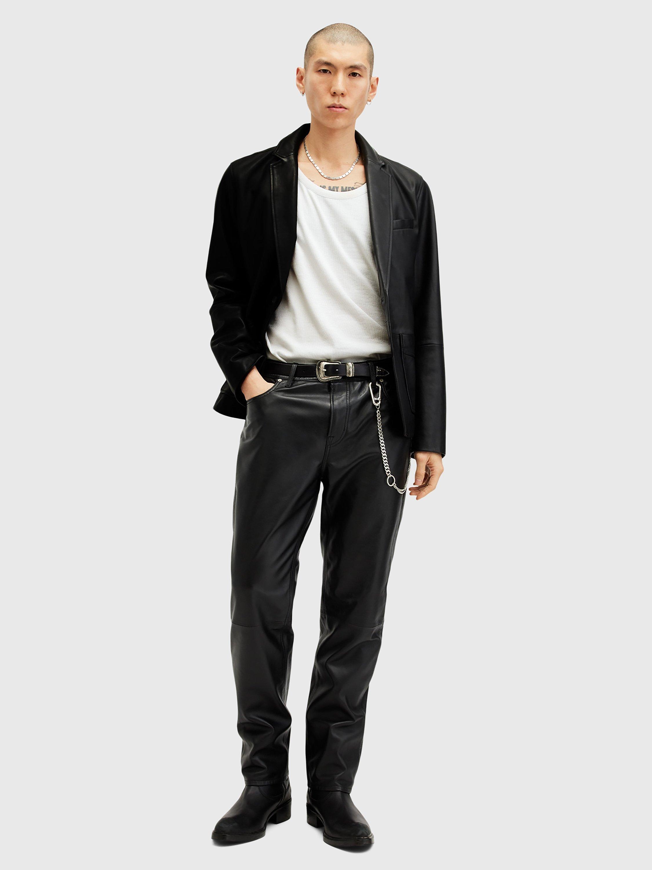Product image 9 of 9, which shows AllSaints Edwards Organic Cotton Blend Vest, White, XS