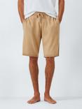 John Lewis Cotton Cashmere Lounge Shorts, Blue Navy