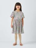 John Lewis Kids' Ombre Sequins Party Dress, Gold