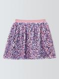 John Lewis Kids' Sequin Party Skirt, Pink