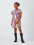 John Lewis Kids' Iridescent Sequin Party Dress, Multi