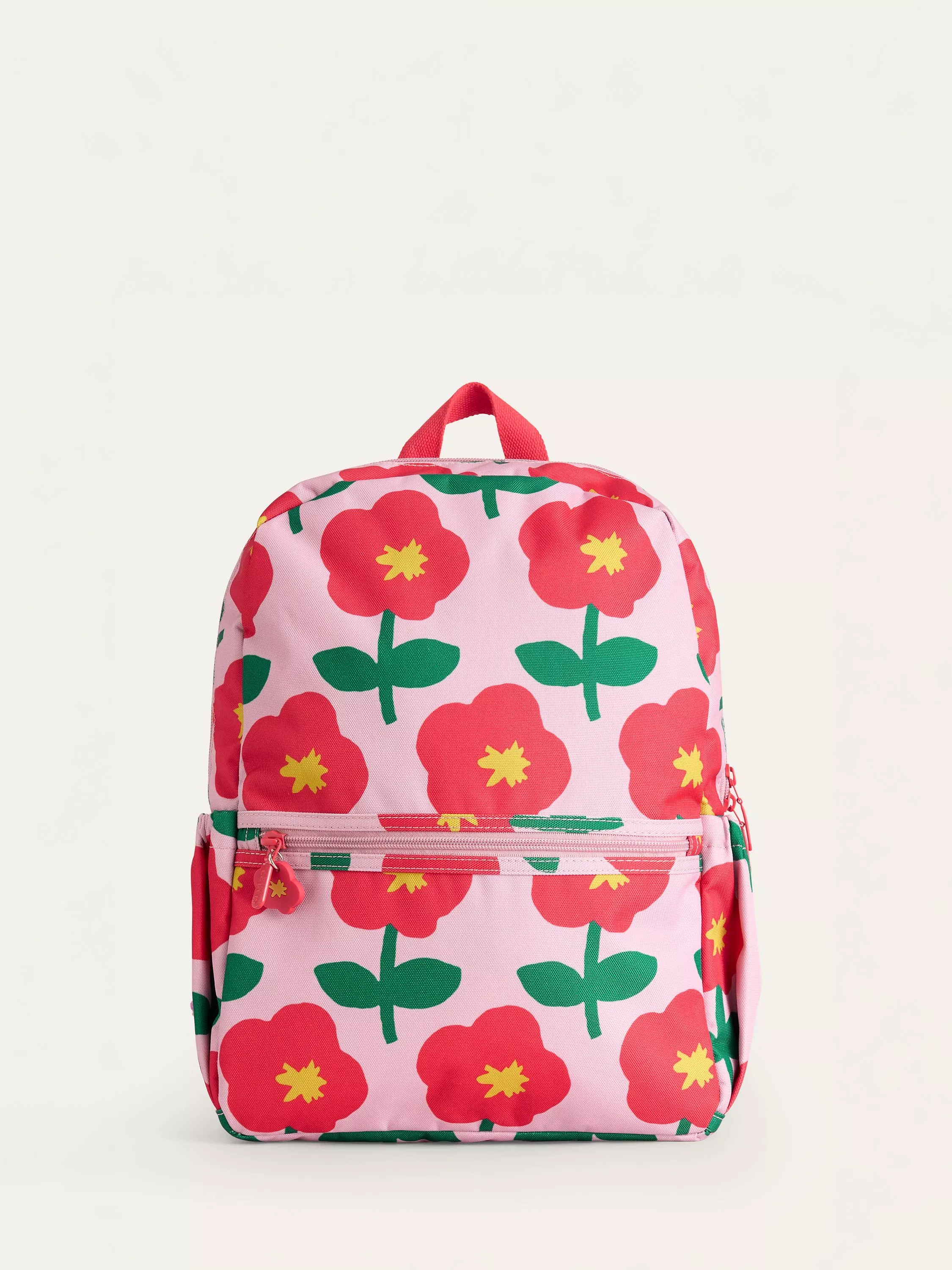 Mini Boden Kids Flower Print Backpack Pink