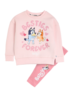 Bluey Kids' Jogger Set, Pink/Multi, Pink/Multi