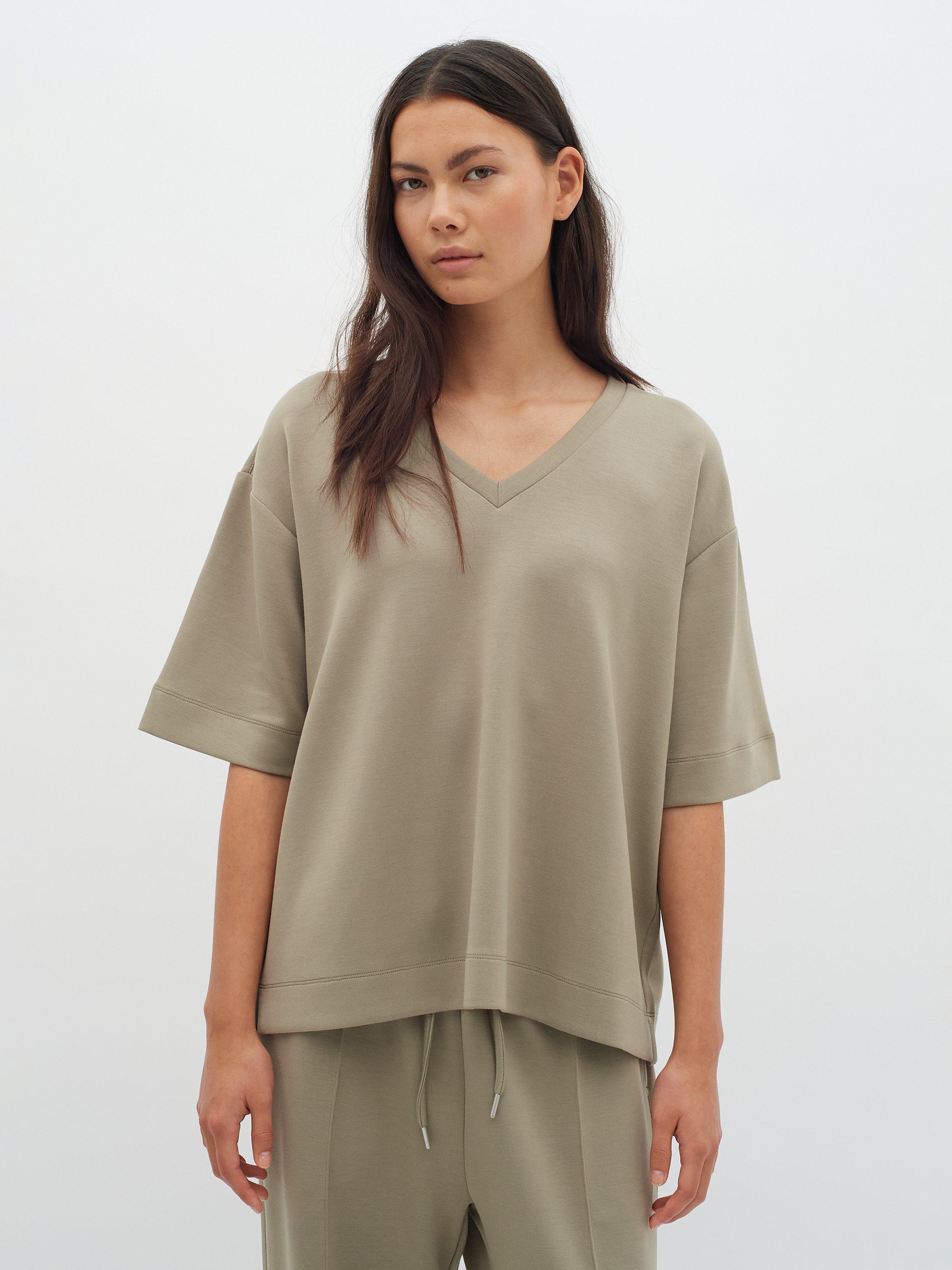 Product image 1 of 6, which shows InWear Leicent Oversized Top, Natural, XS