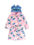 Brand Threads Disney Stitch Kids' Dressing Gown, Pink