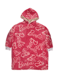 Brand Threads Kids' Barbie Hooded Blanket, Pink