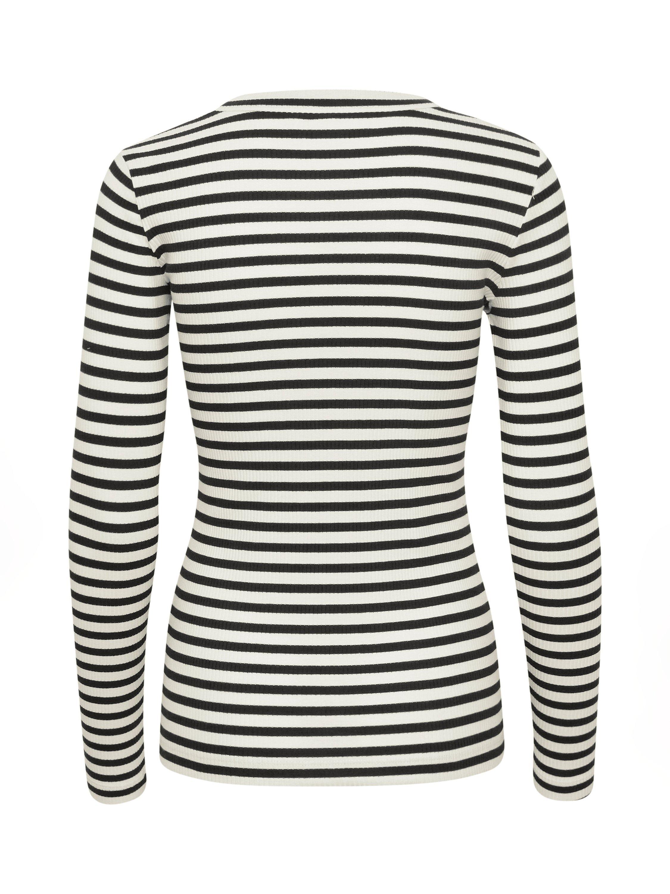 InWear Dagna Stripe Top, Black/White, XS