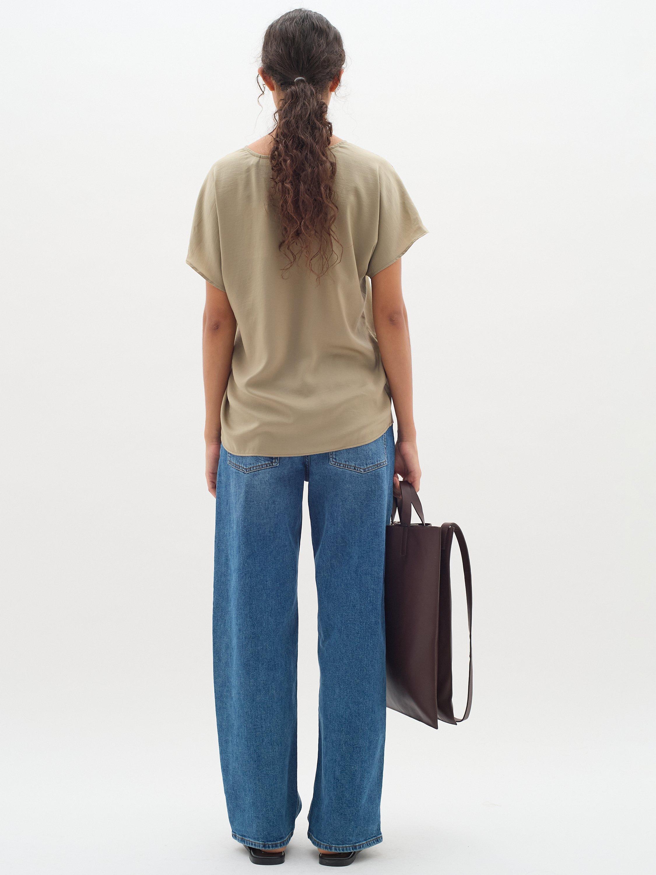Product image 2 of 6, which shows InWear Rinda V-Neck Top, Natural, 8
