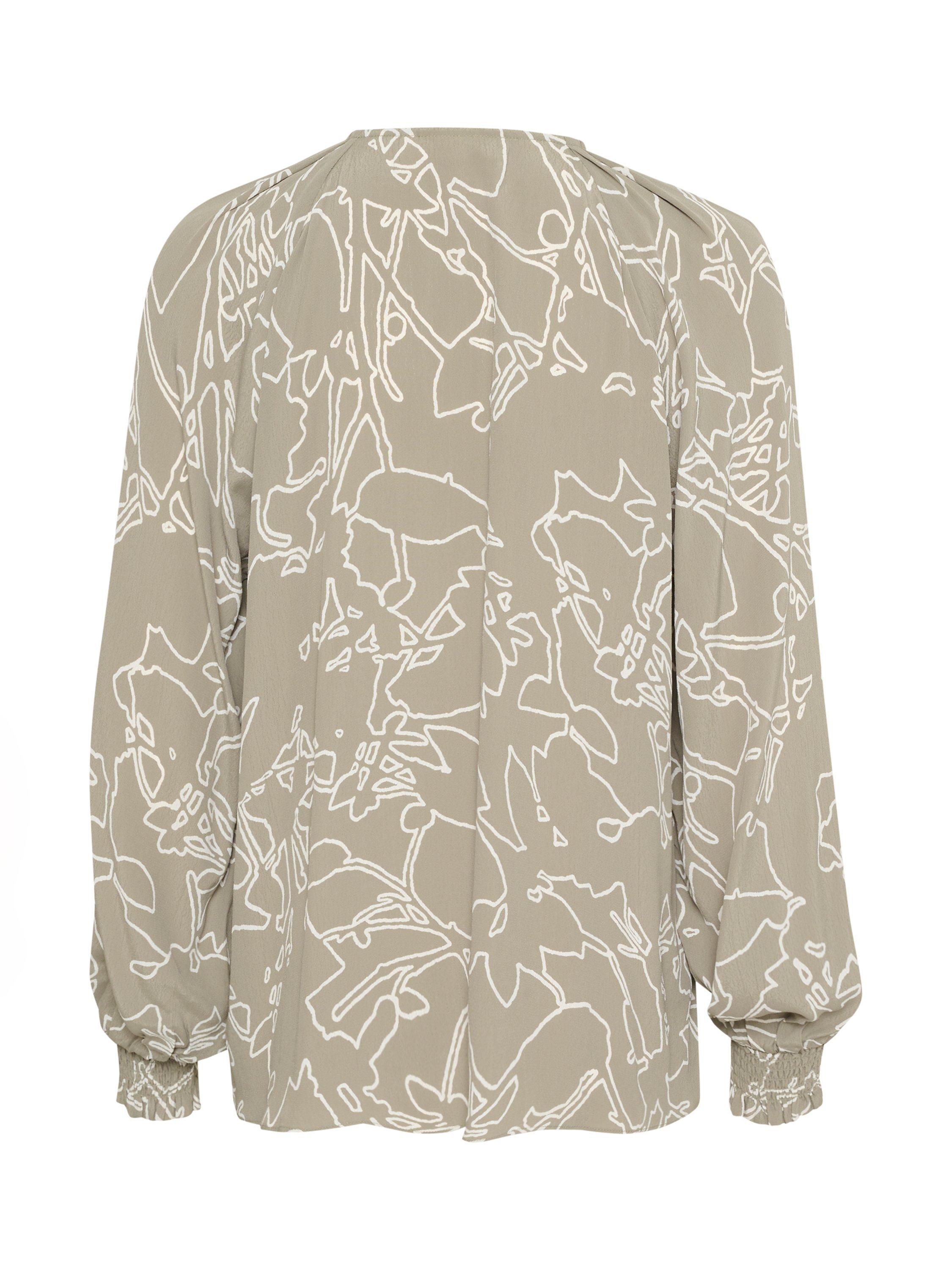 Product image 6 of 6, which shows InWear Baiti Print Blouse, Green/Natural, 10