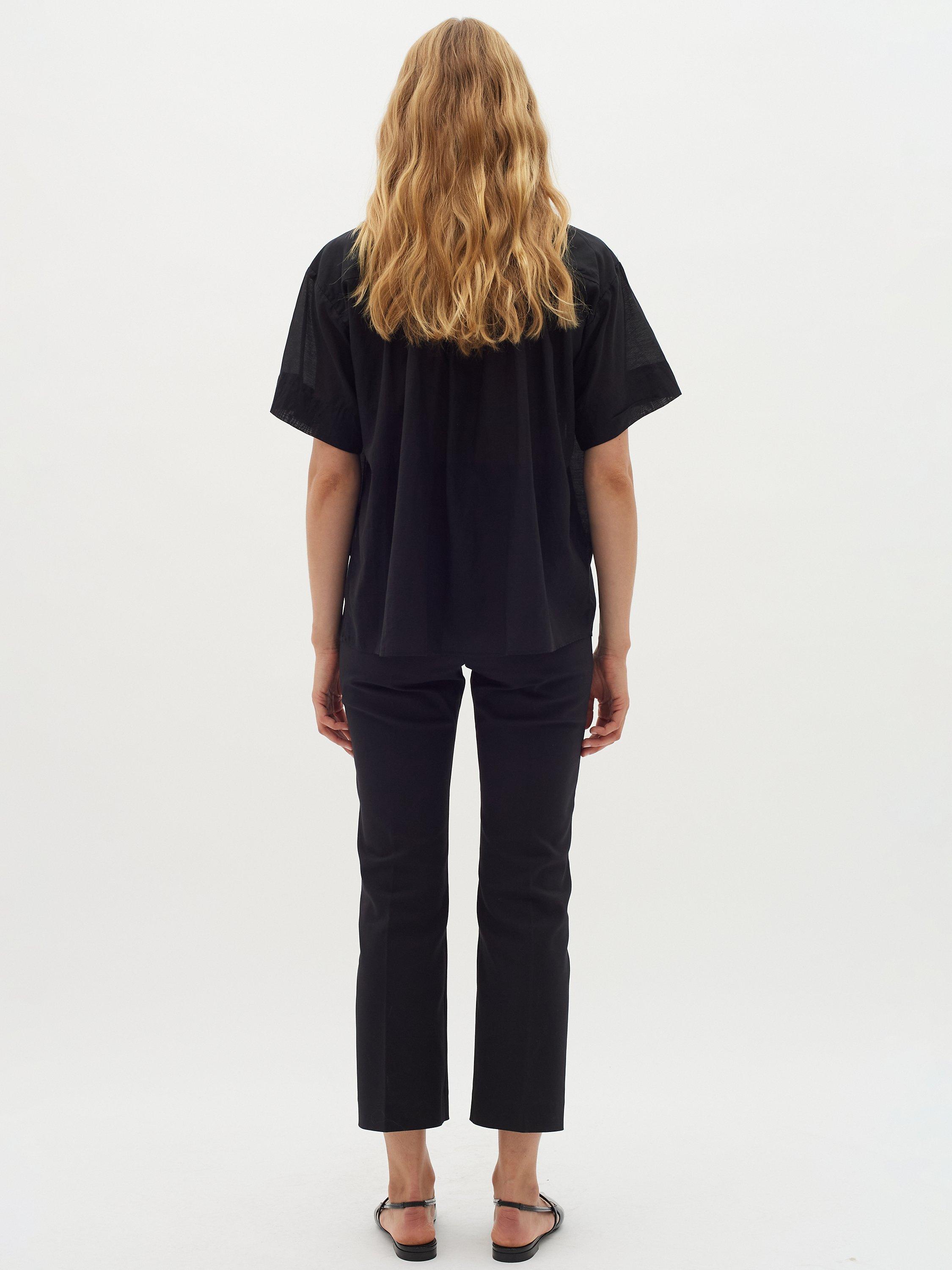 InWear Balwina Pleat Top, Black, 8