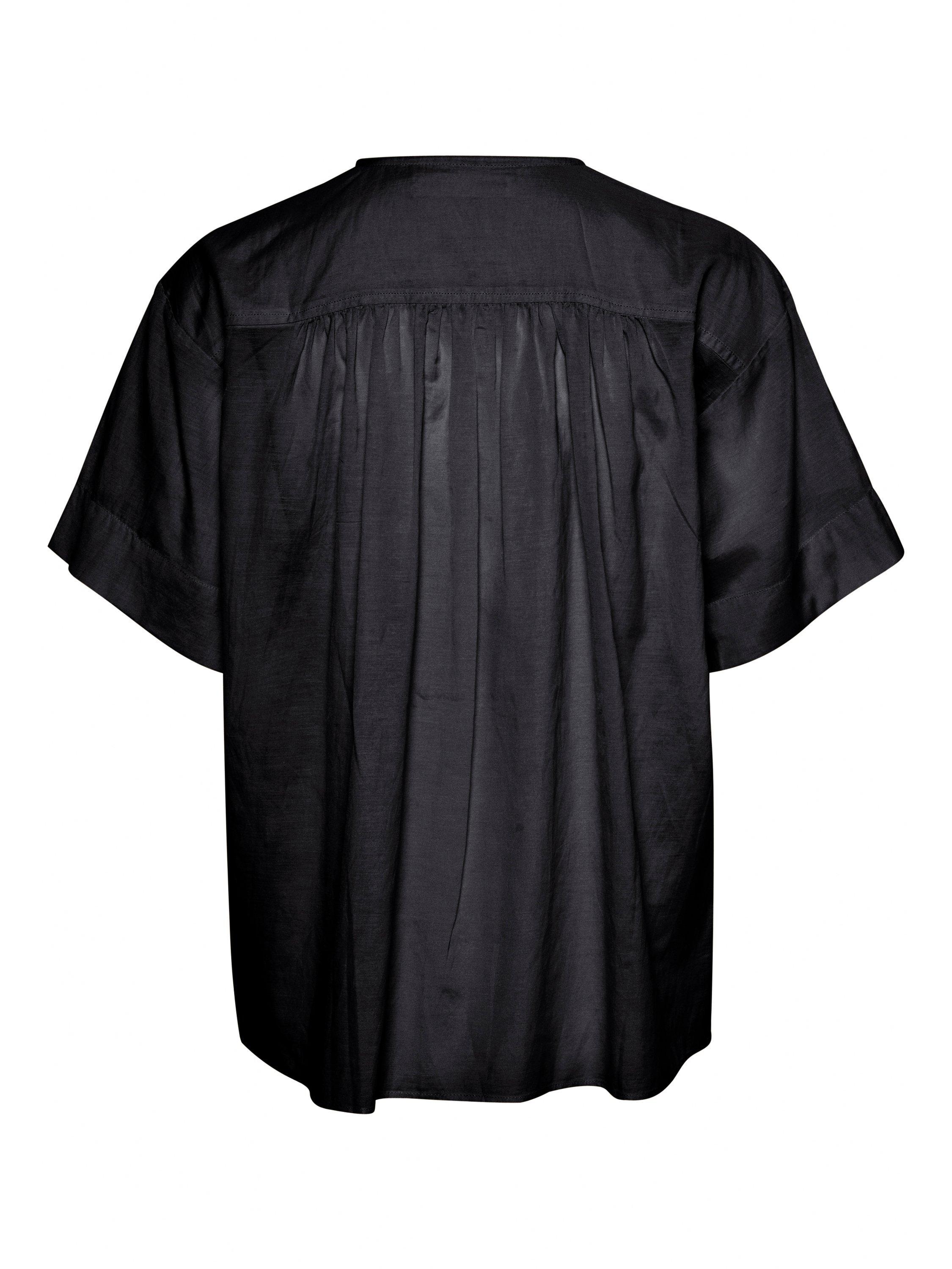 InWear Balwina Pleat Top, Black, 8
