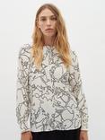 InWear Baiti Printed Blouse, Natural/Black