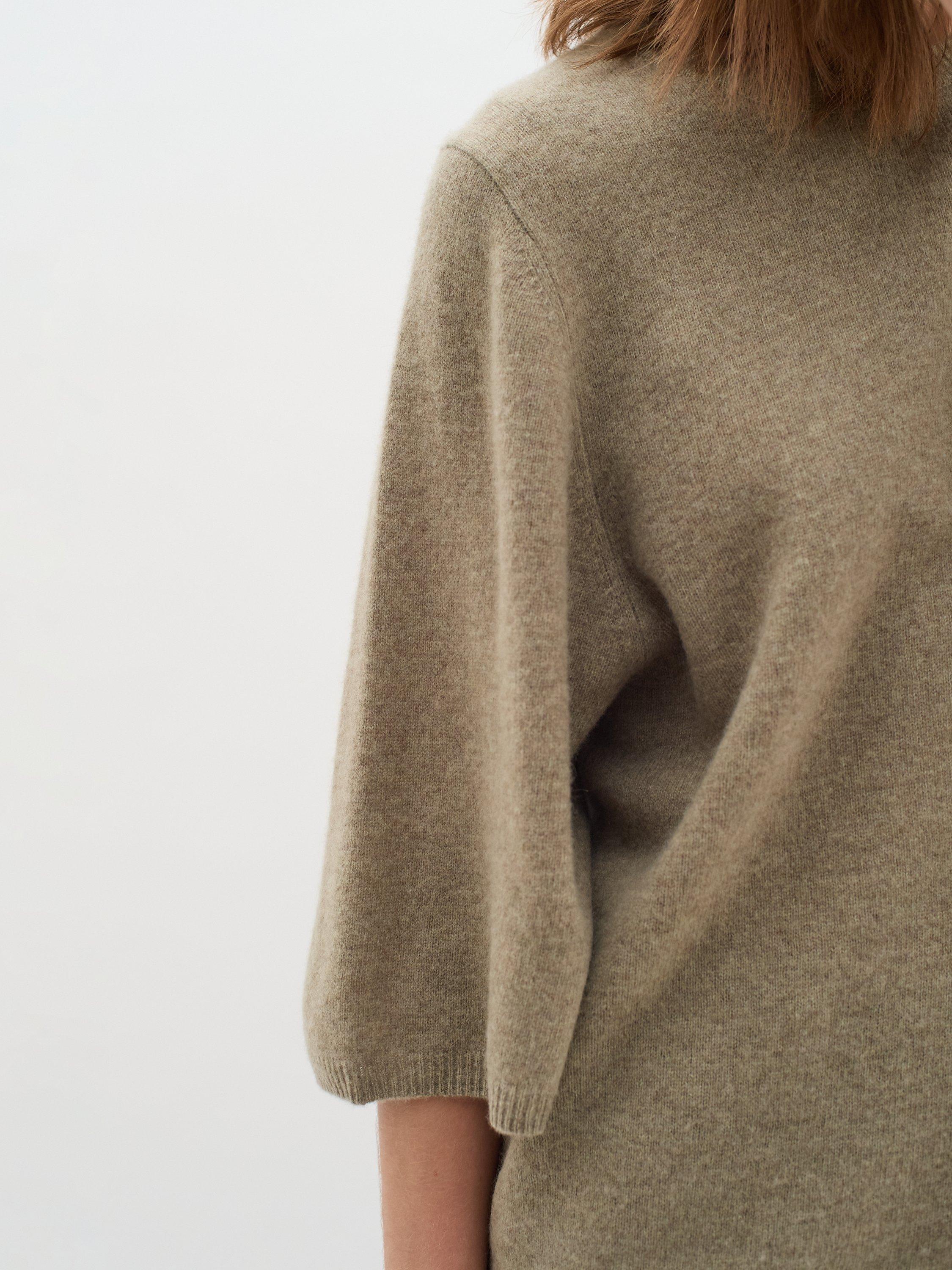InWear Monika Wool Cashmere Blend Knit Top, Natural, XS