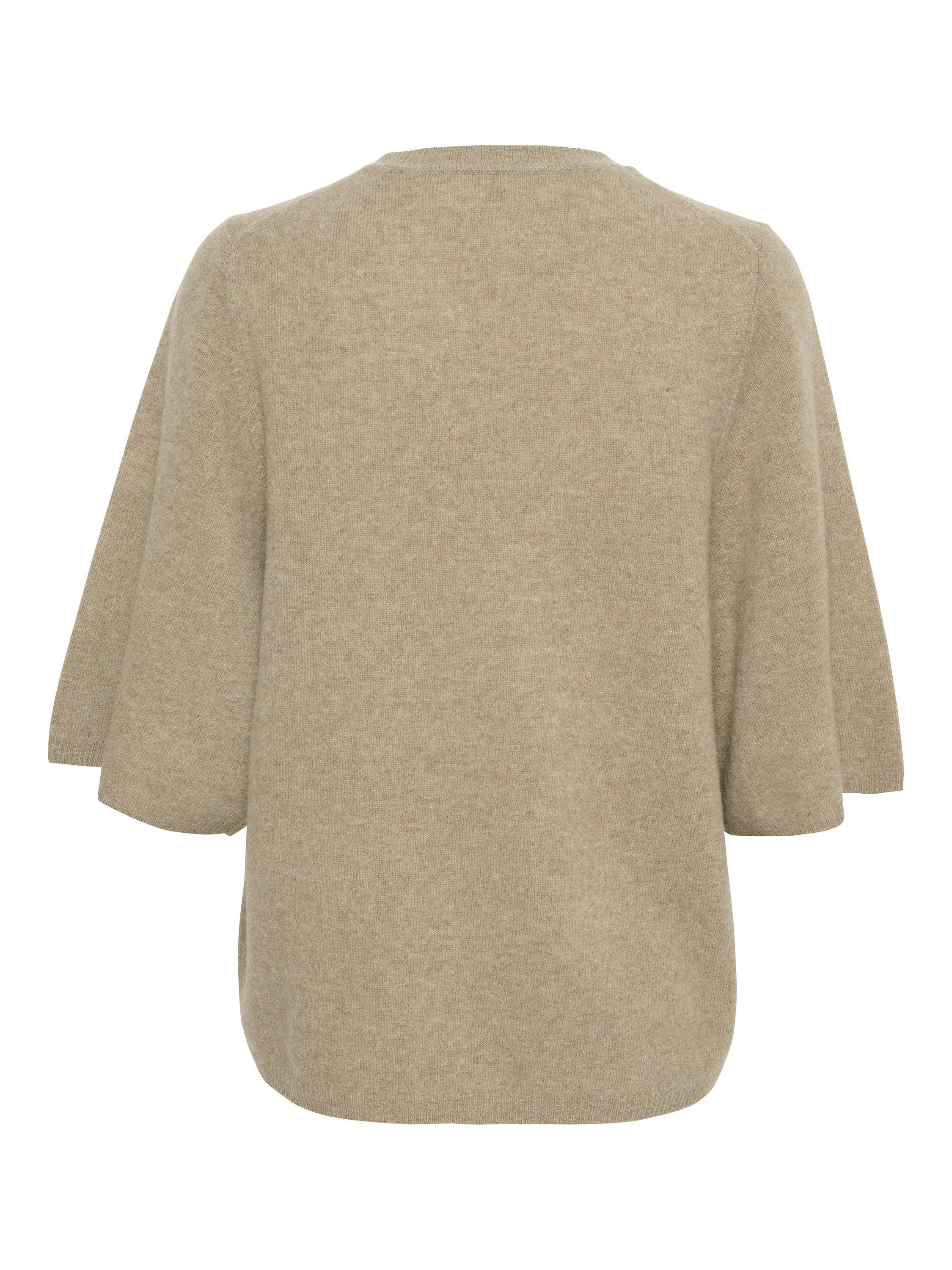 InWear Monika Wool Cashmere Blend Knit Top, Natural, XS