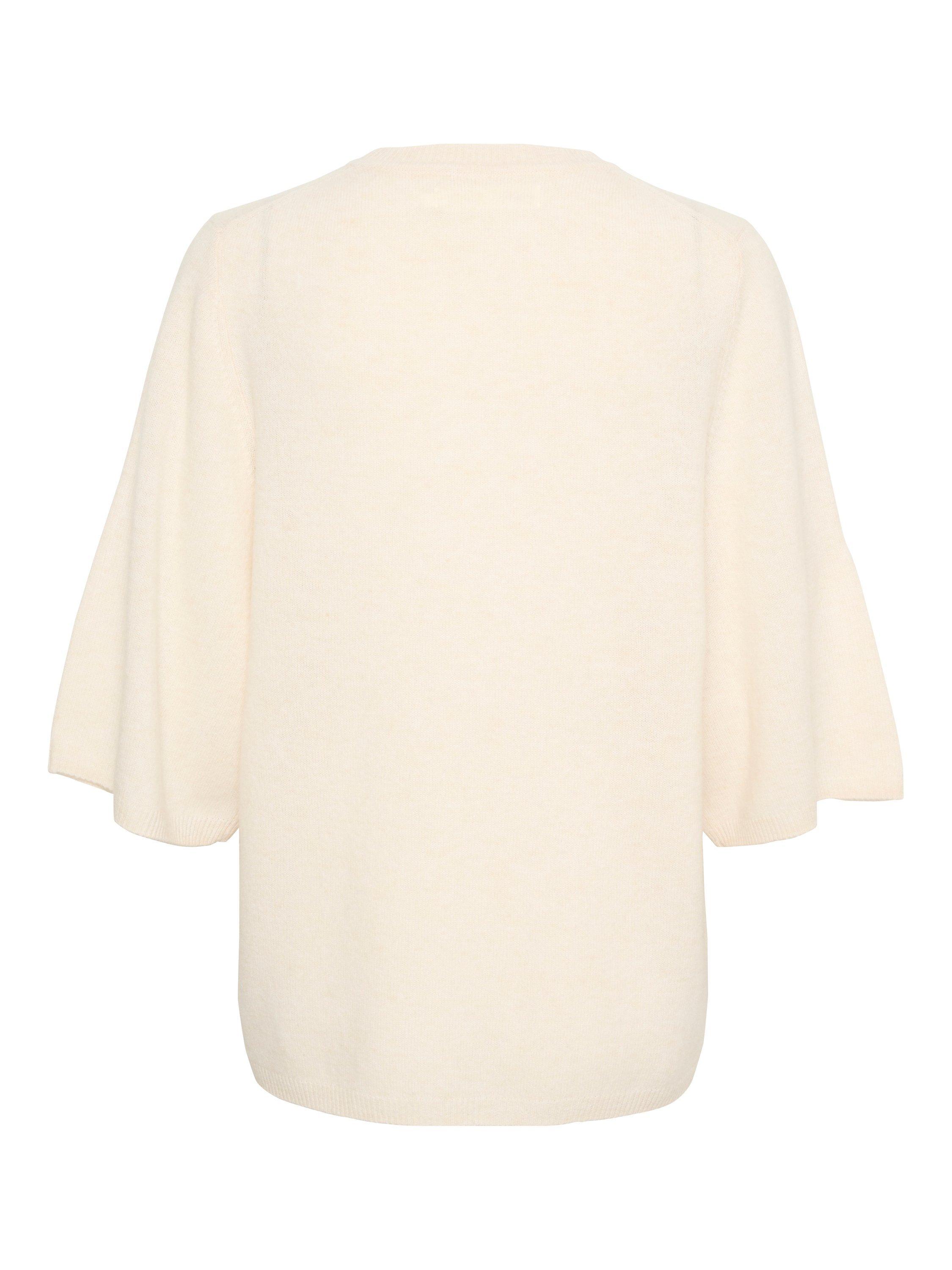 InWear Monika Wool Cashmere Blend Knit Top, White Melange, S