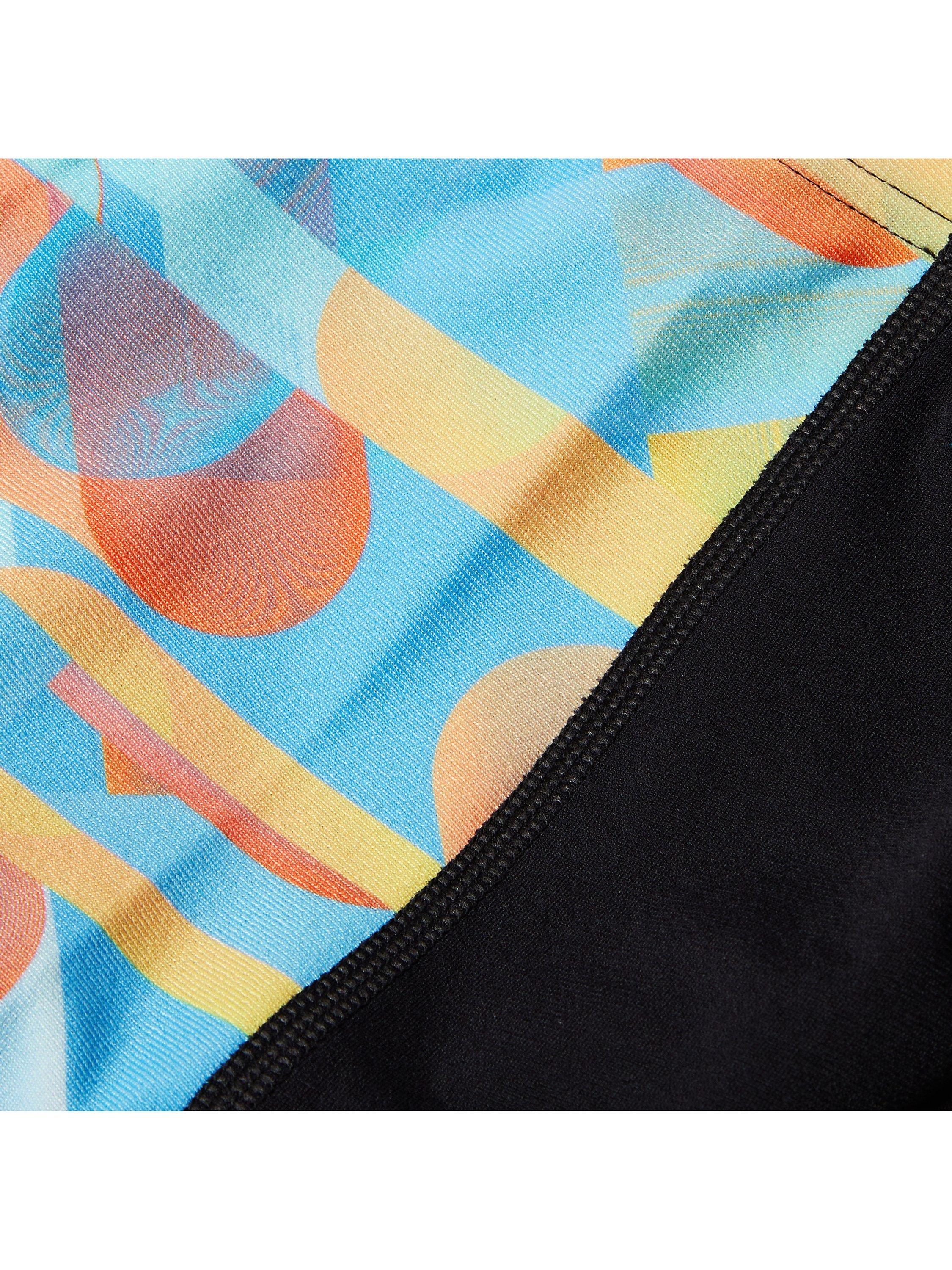 Product image 4 of 4, which shows Speedo Kids' Digital Panel Jammer Swim Shorts, Black, 13-14 years