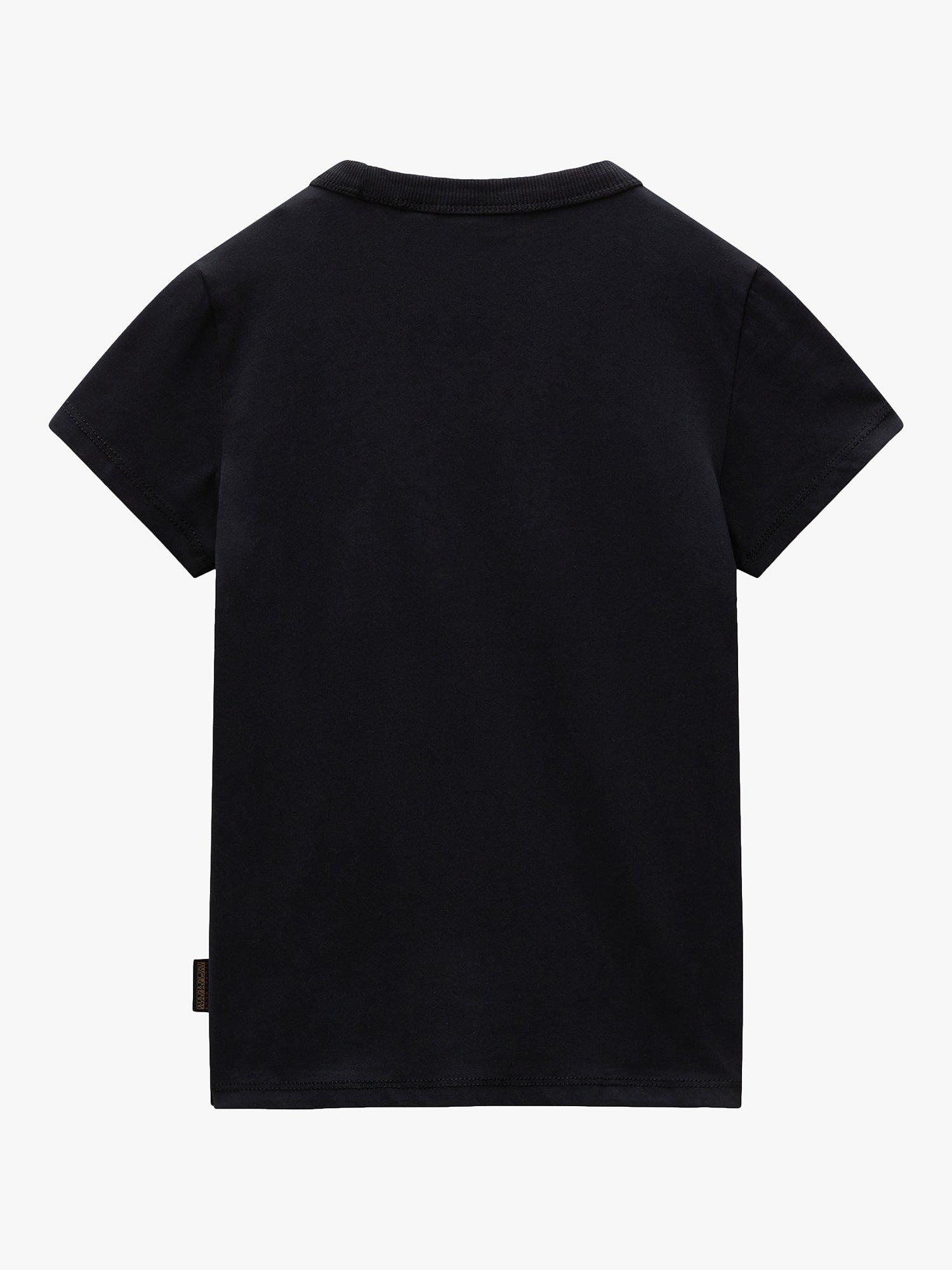 Product image 3 of 3, which shows Napapijri Kids' Mats Cotton T-Shirt, Black, 8 years
