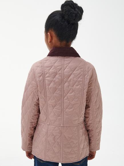 Barbour Kids' Liddesdale Quilted Jacket, Gardenia - view 2, Gardenia