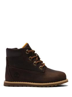 Timberland Kids' Pokey Pine Boots, Dark Brown, Dark Brown