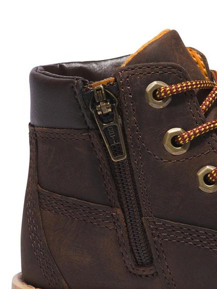 Timberland Kids' Pokey Pine Boots, Dark Brown - view 2, Dark Brown