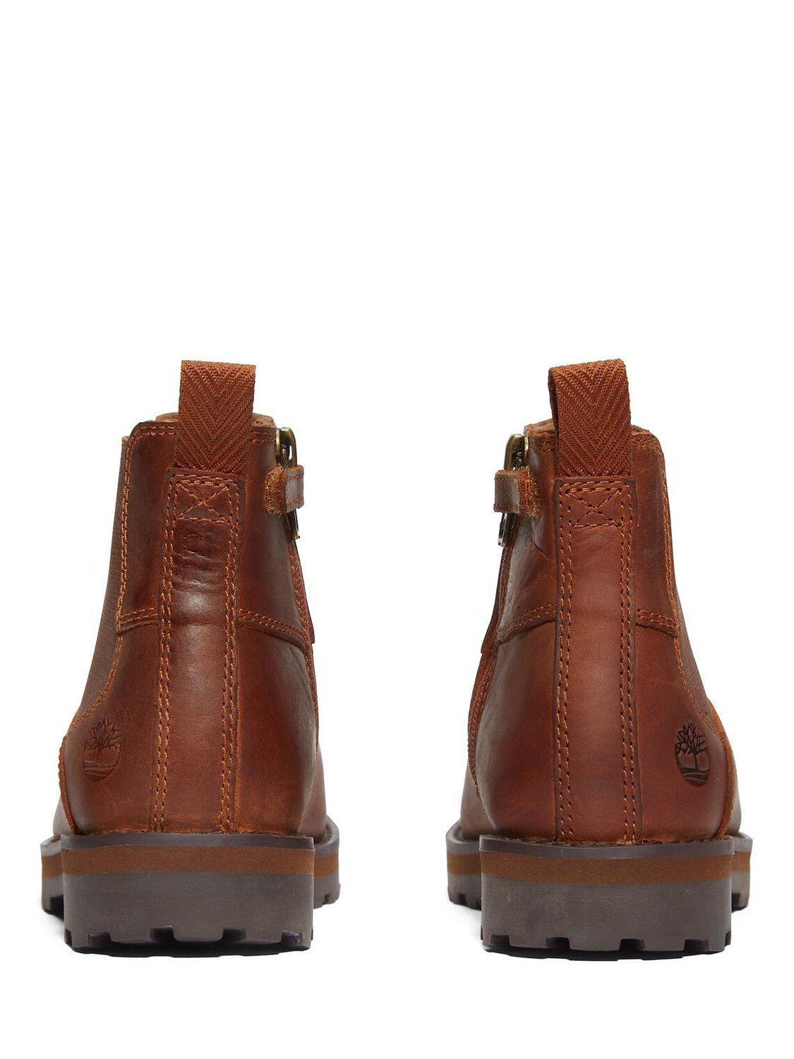 Product image 3 of 8, which shows Timberland Kids' Courma Leather Chelsea Boots, Tan, EU32
