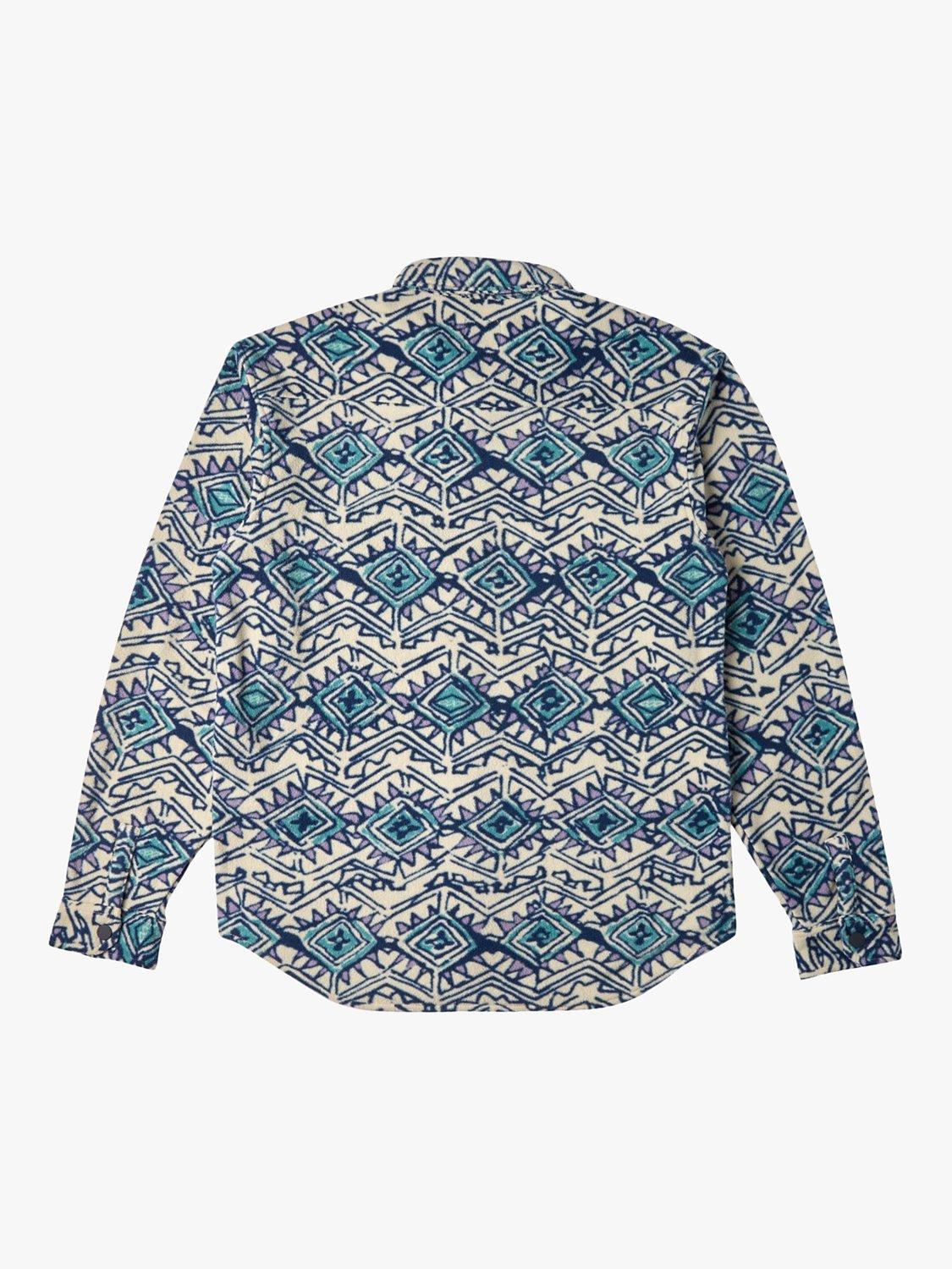 Product image 2 of 2, which shows Billabong Kids' Flannel Long Sleeve Shirt, Slate Blue, 10 years