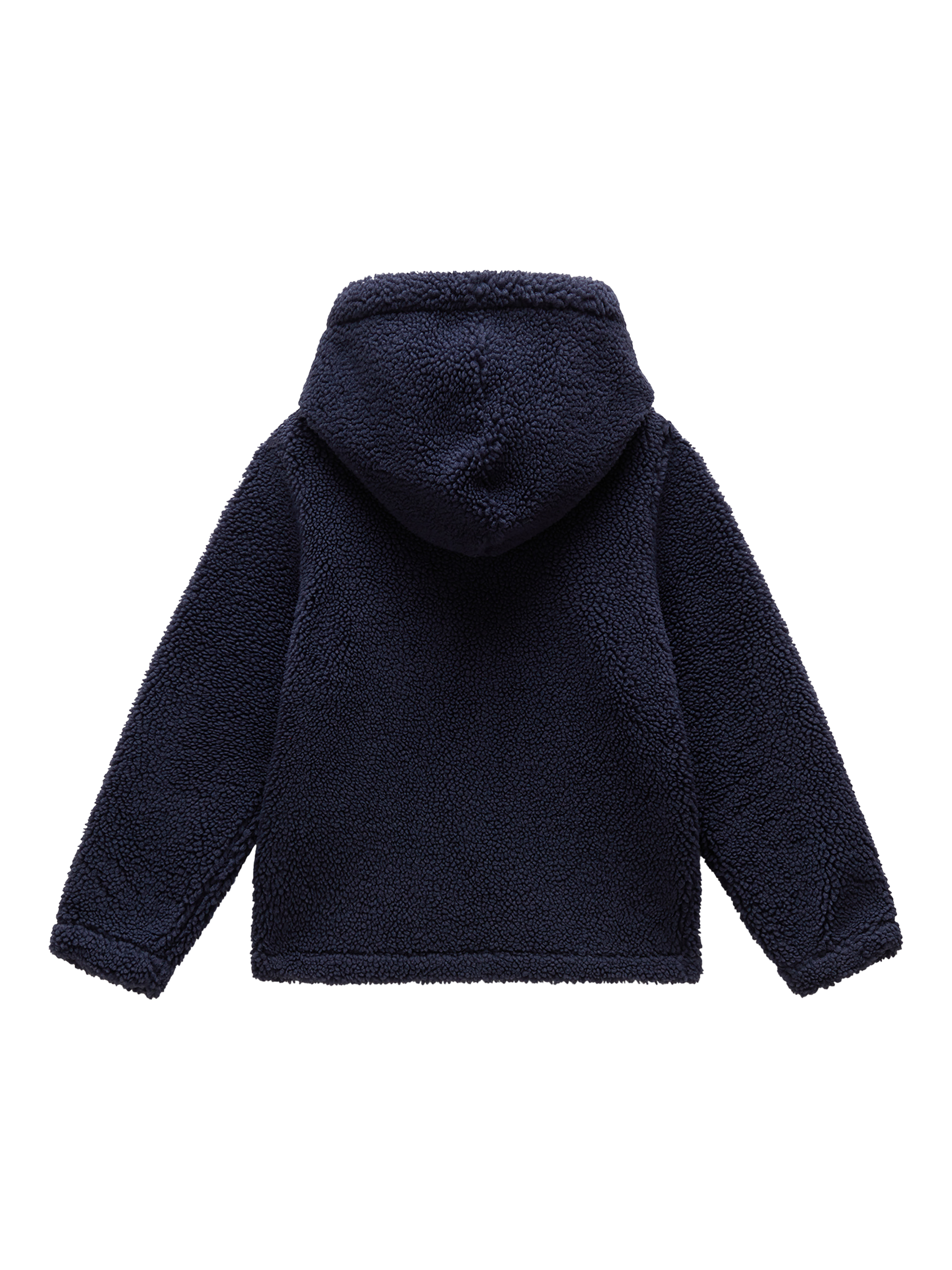 Product image 2 of 4, which shows Napapijri Kids' The Burgee Fleece Hoodie, Navy, 12 years
