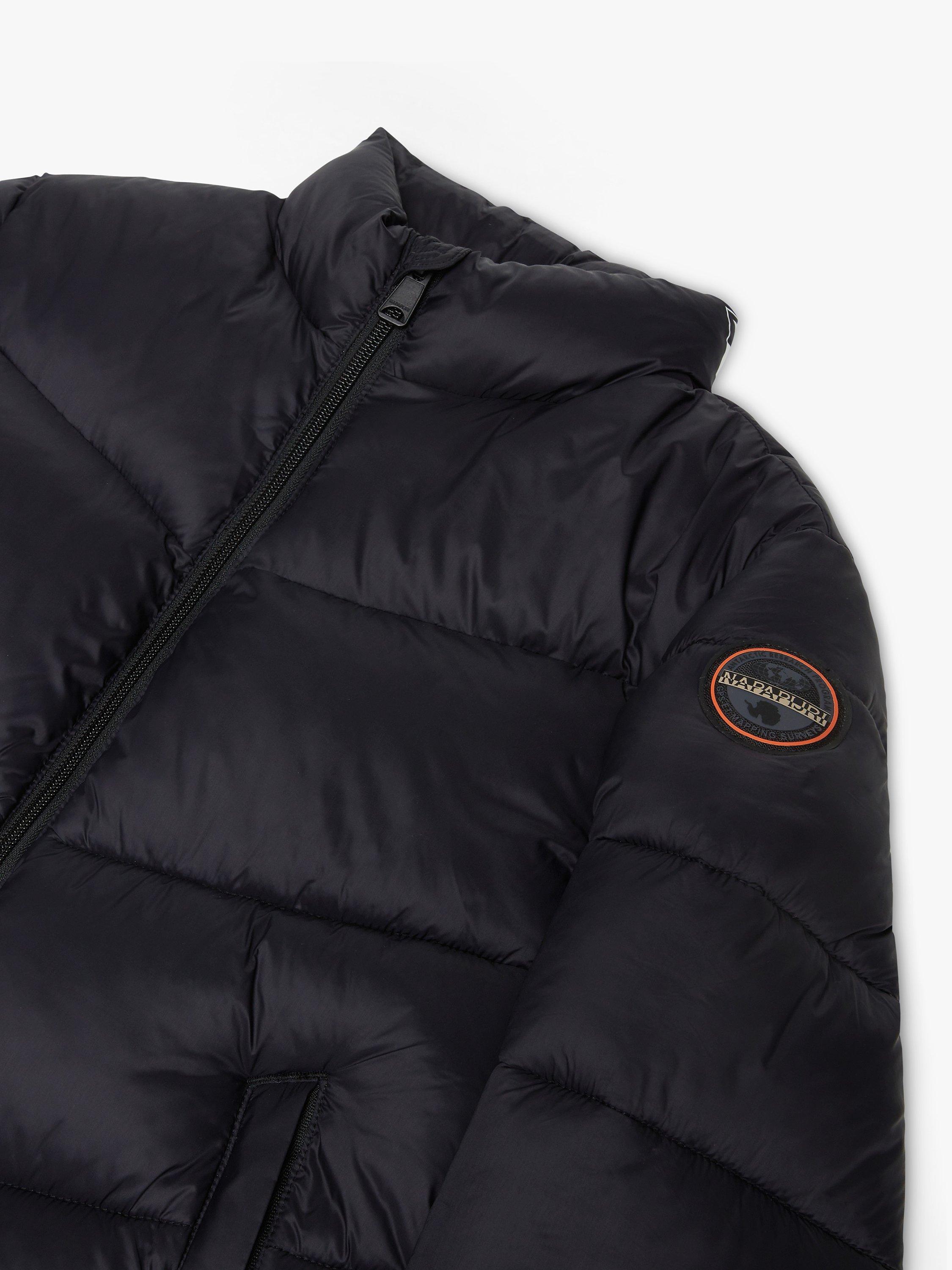 Product image 2 of 6, which shows Napapijri Kids' Carrel Puffer Jacket, Black, 8 years