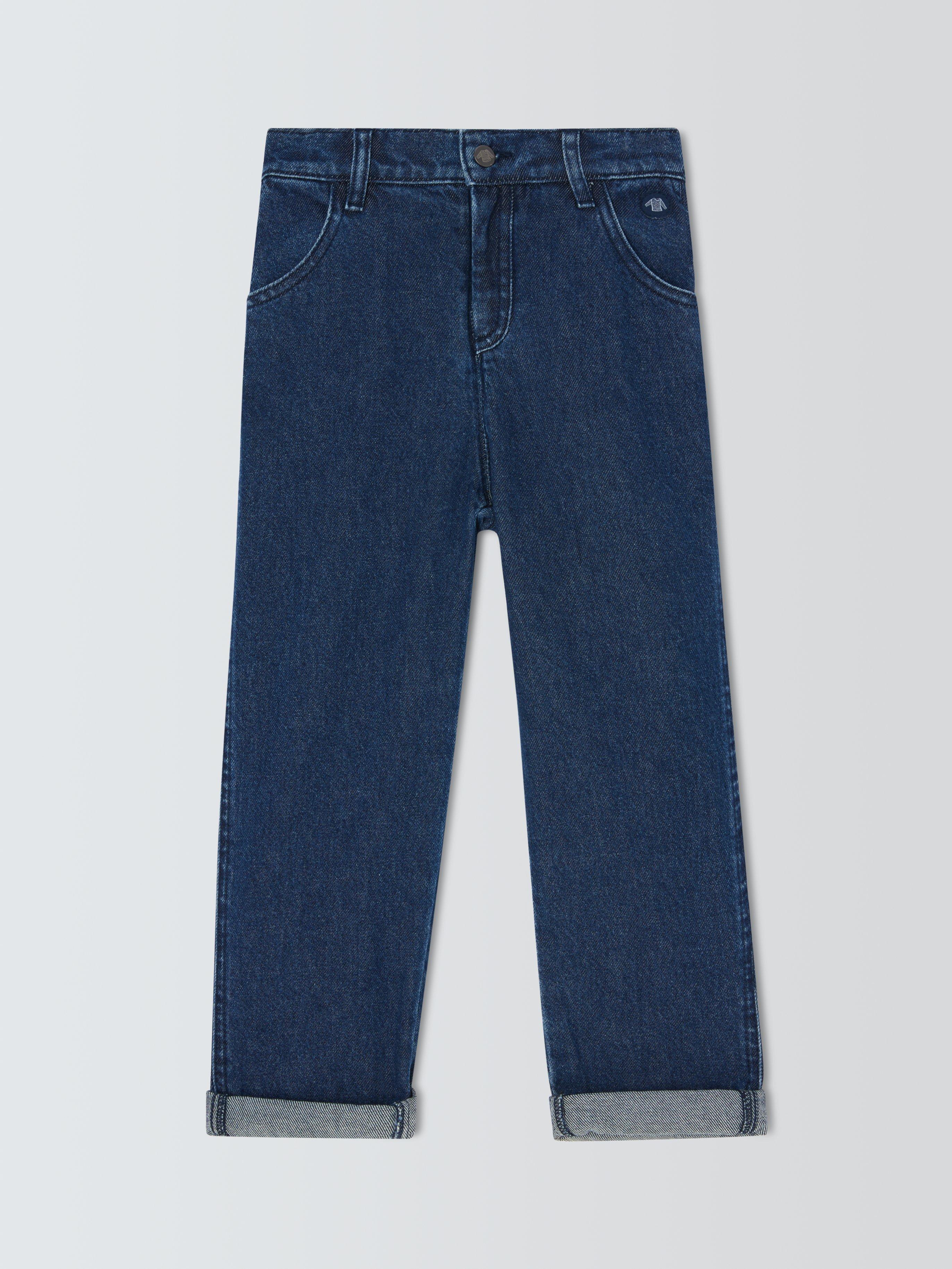 Product image 1 of 3, which shows Armor Lux Kids' Straight Leg Jeans, Blue Jean, 4 years