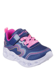 Skechers Kids' Retro Hearts Light Up Trainers