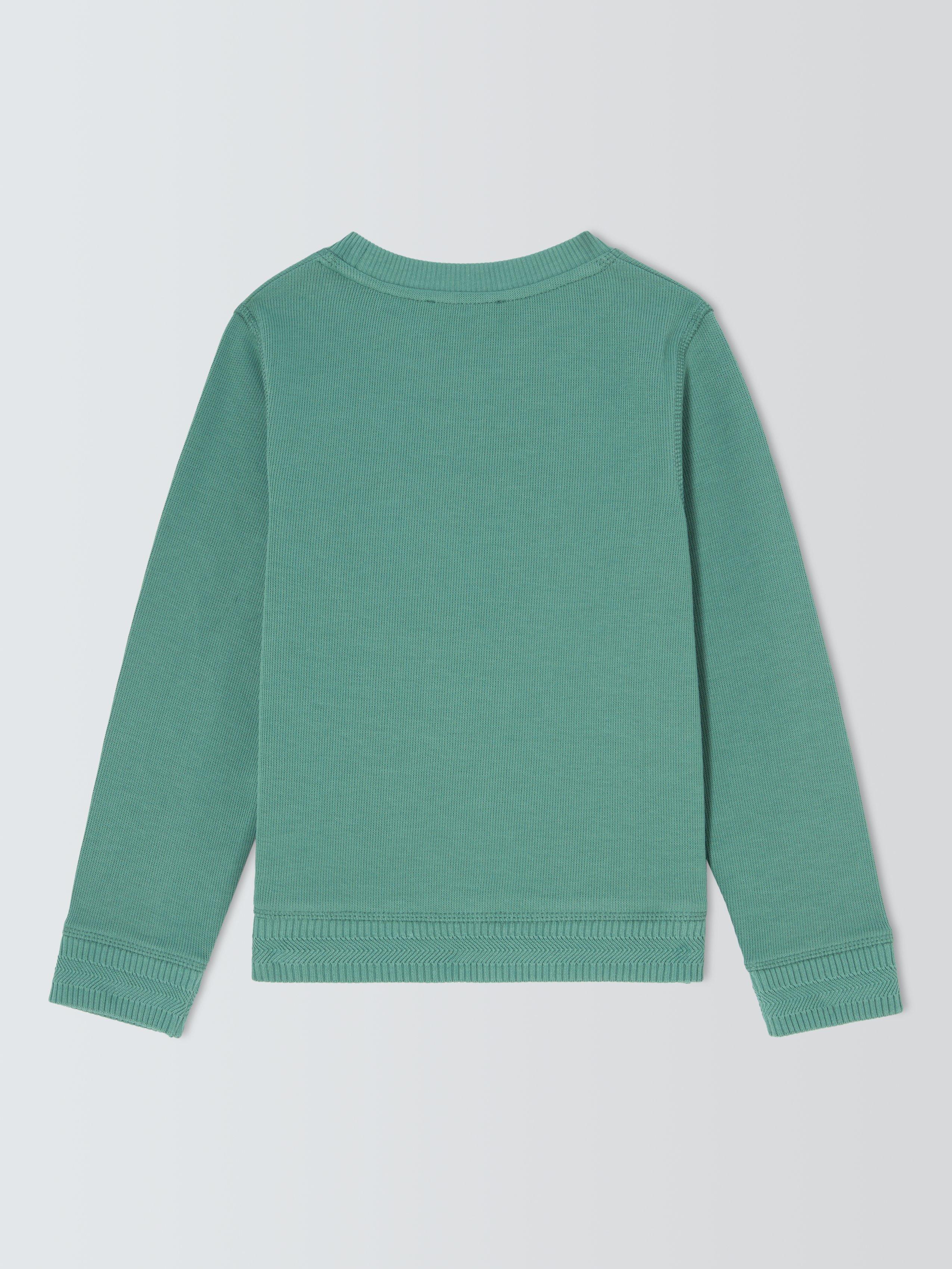 Product image 2 of 3, which shows Armor Lux Kids' Cotton Logo Sweatshirt, Infini, 4 years