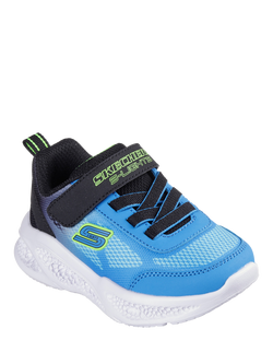 Skechers Kids' S-Lights Meteor Lights Light Up Trainers - view 2, Blue/Black