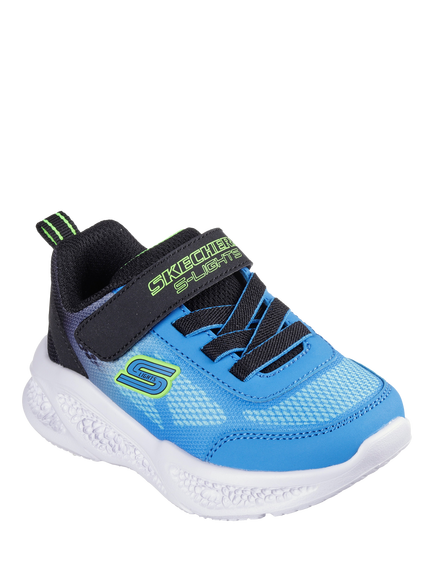 Skechers Kids' S-Lights Meteor Lights Light Up Trainers - view 2, Blue/Black