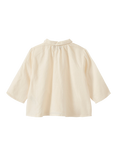 Caramel Baby Aloe Cotton Shirt, Off White