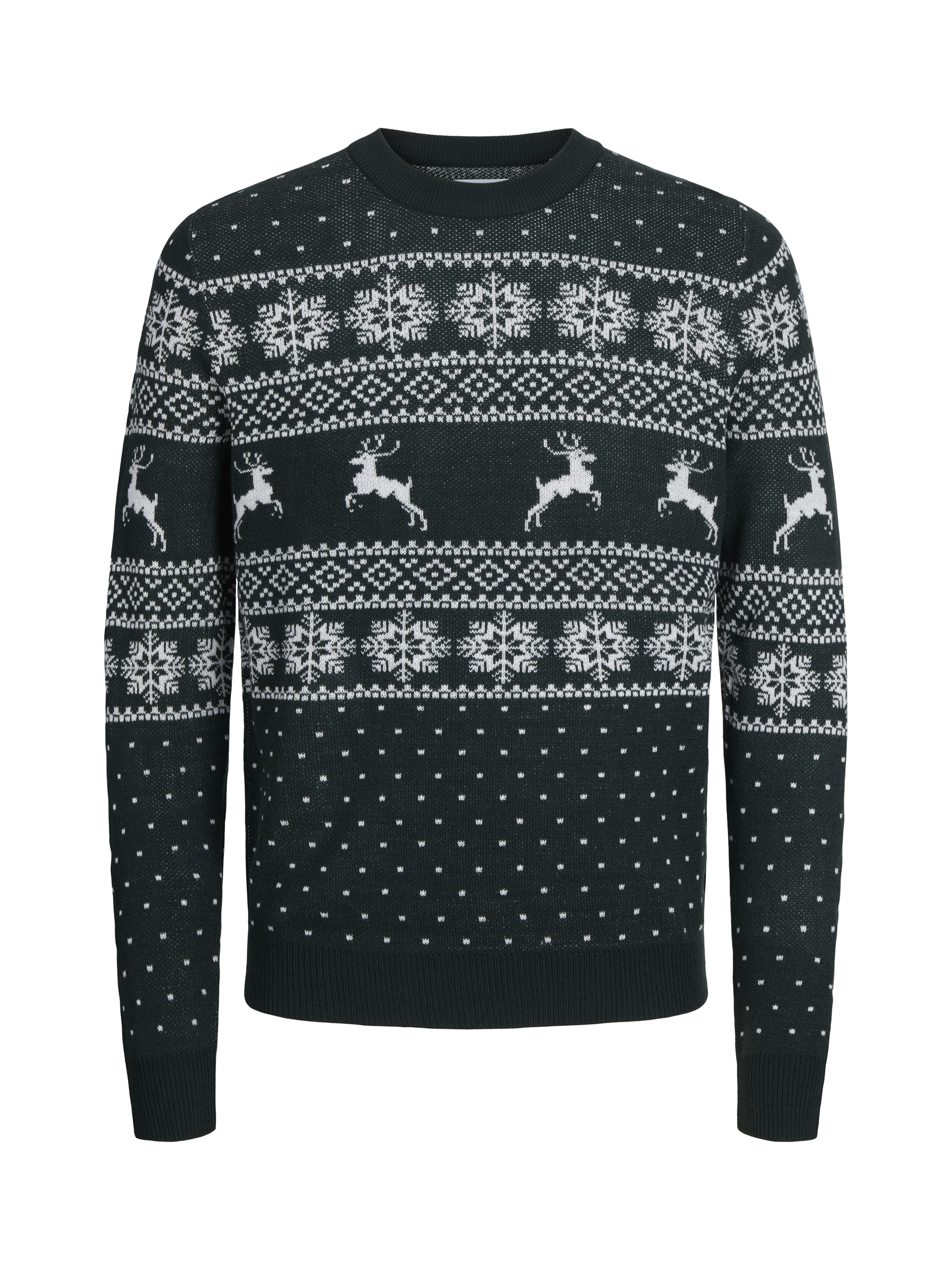 Jack Jones Kids Christmas Gabriel Knit Jumper Scarab