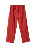 Caramel Kids' Chestnut Cotton Trousers, Red