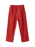 Caramel Kids' Chestnut Cotton Trousers, Red