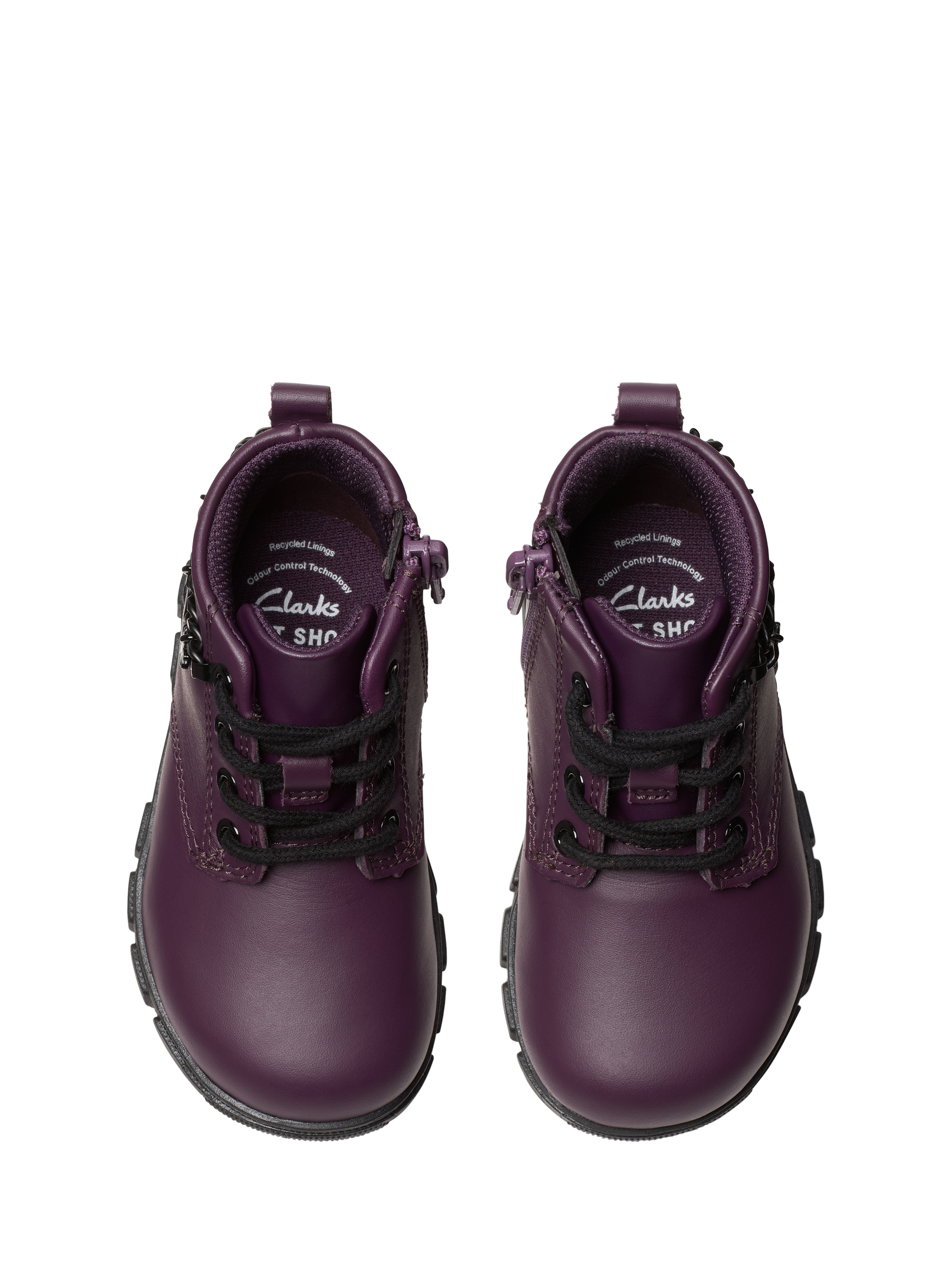 Clarks boots kids purple 2025