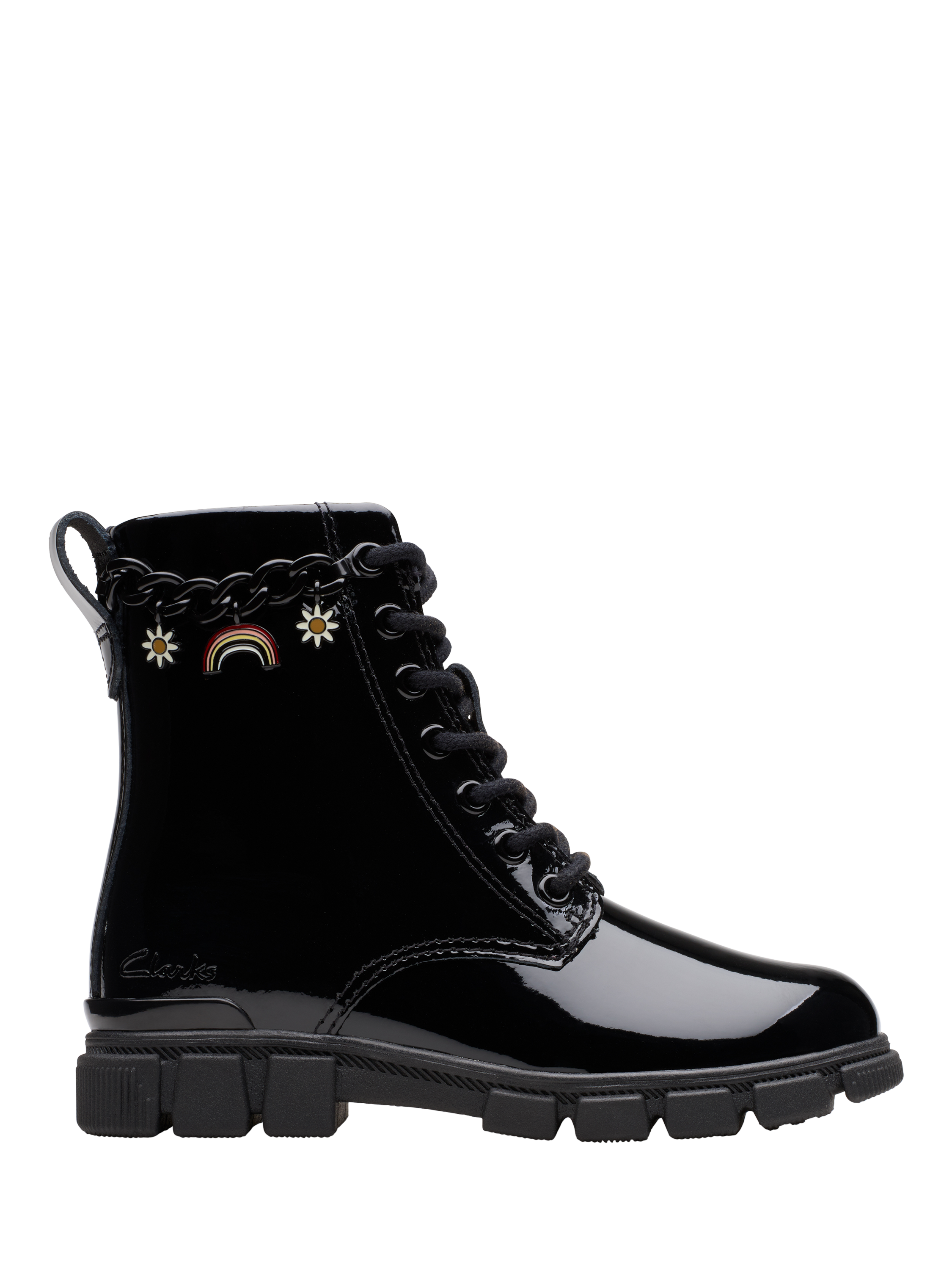 John lewis girls black boots best sale