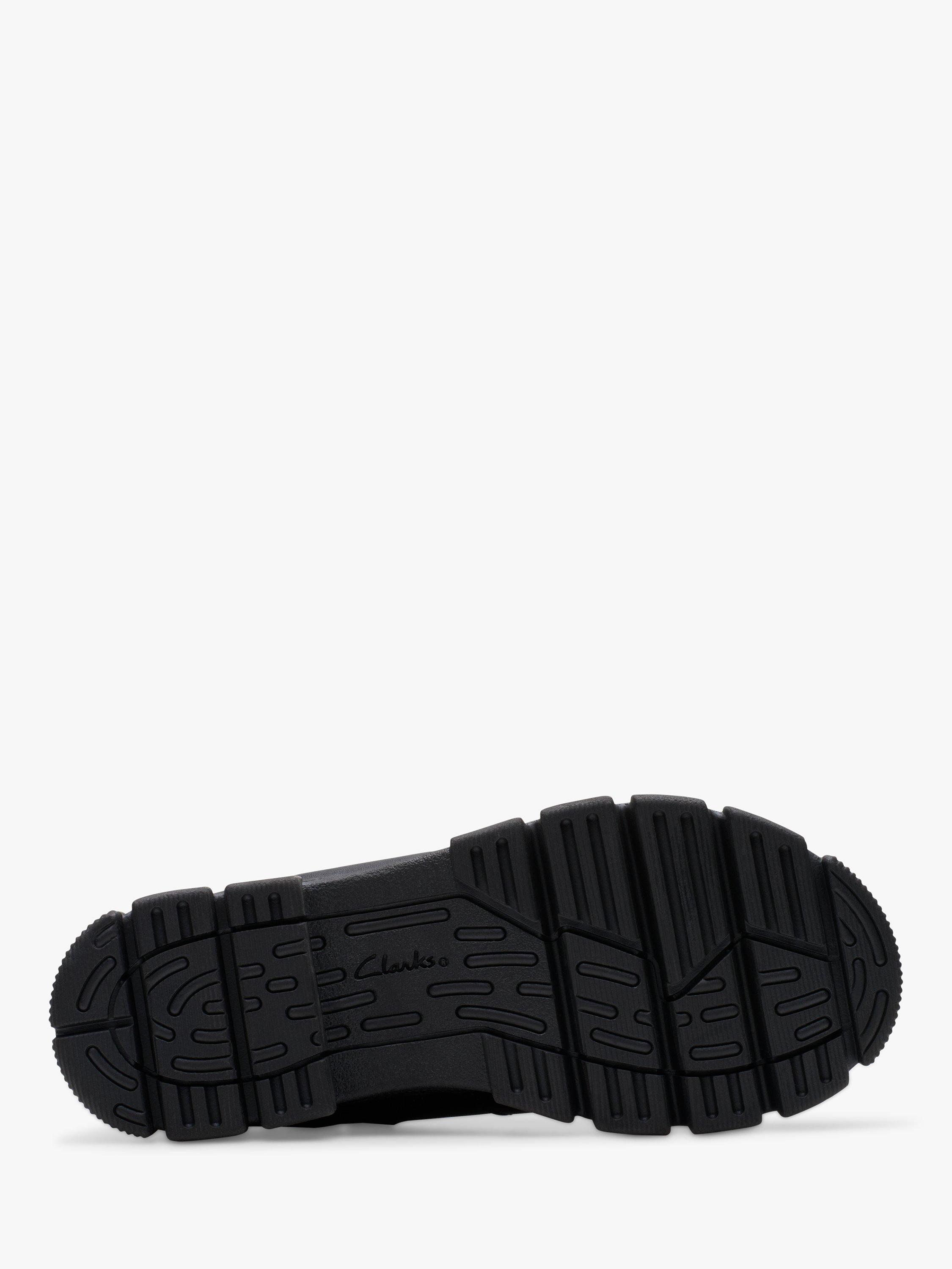 Product image 3 of 7, which shows Clarks Kids' Evyn Leather Chelsea Boots, Black, 7 F Jnr