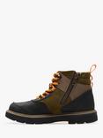 Clarks Kids' Lorcam Hiker Boots, Khaki Combi