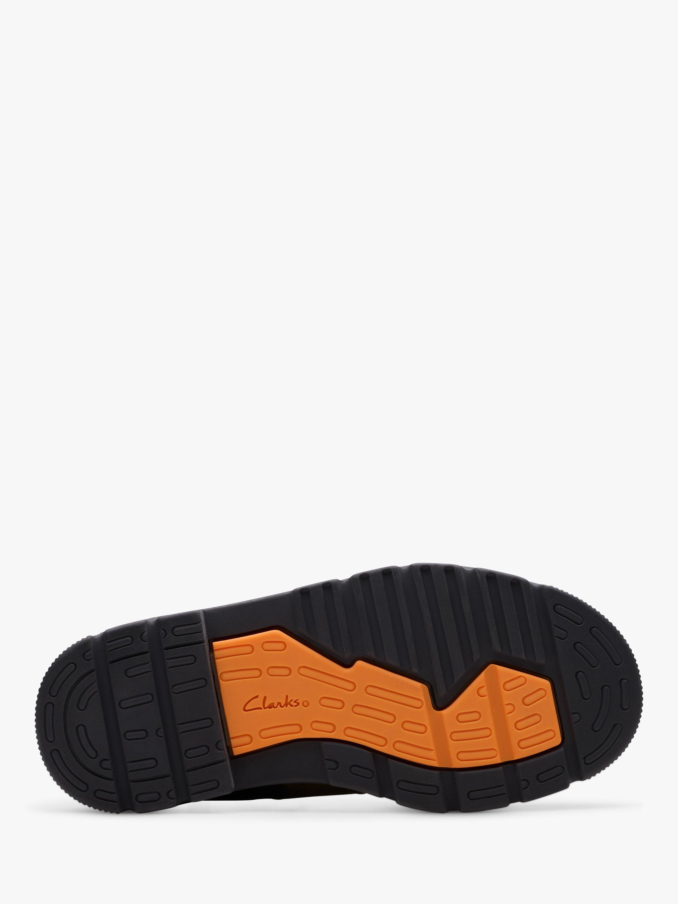Product image 3 of 7, which shows Clarks Kids' Lorcam Hiker Boots, Khaki Combi, 5 G