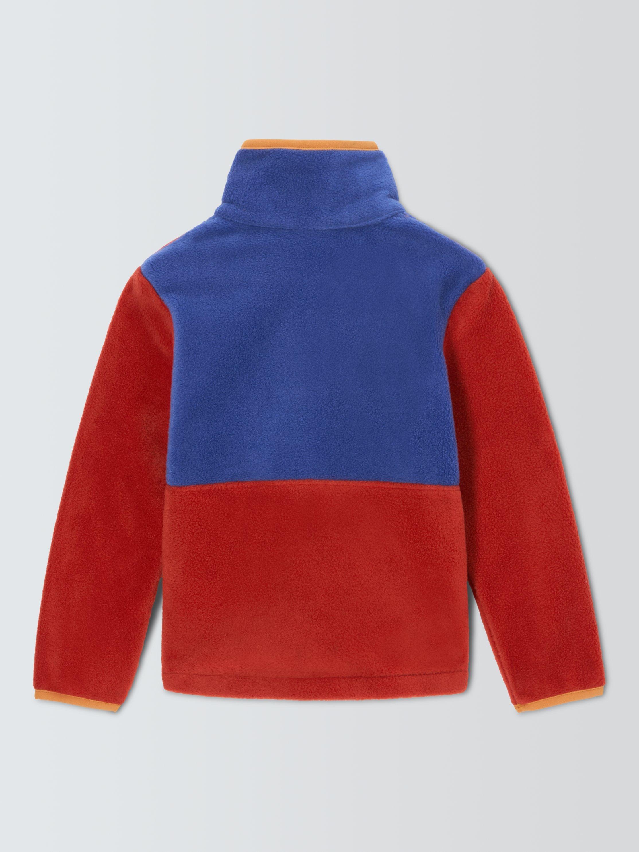 Columbia Kids' Back Bowl™ II Fleece Jacket, Sail Red, Clematis Blue