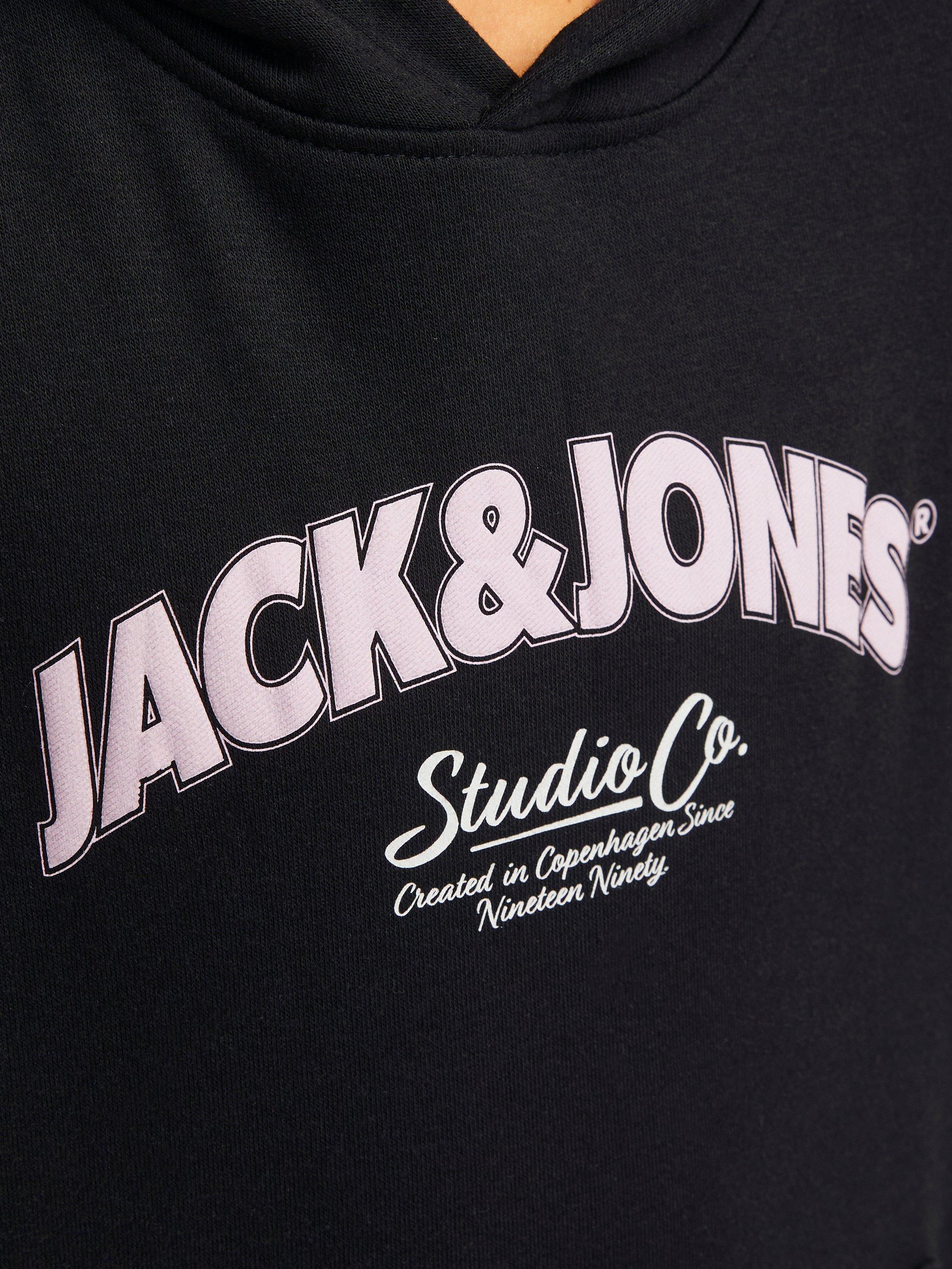 Product image 5 of 6, which shows Jack & Jones Kids' Bronx Hoodie, Black, 8 years