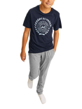 Jack & Jones Kids' Cotton T-Shirt & Trousers Set, Skynight